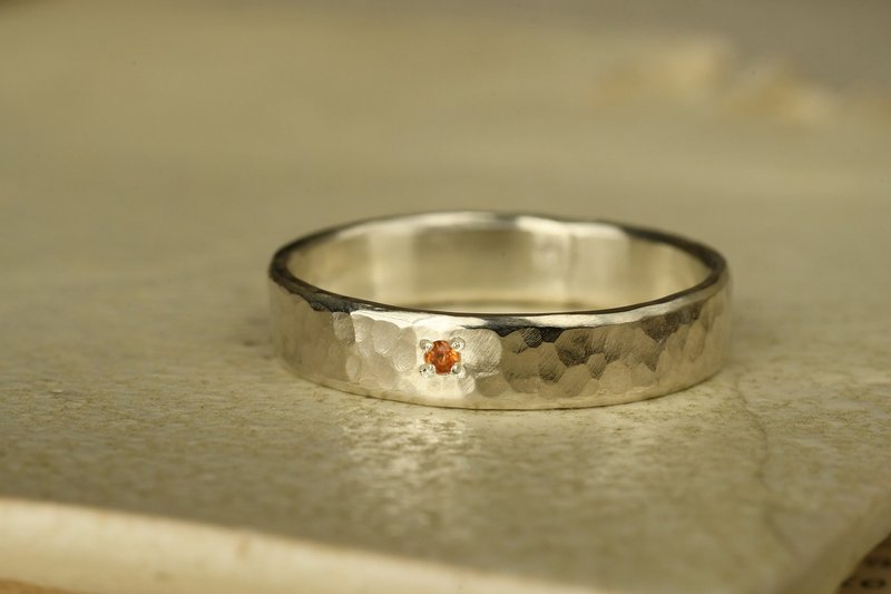 光与银之物语：સ્પેશિયલ ટાઇટ ગાર્નેટ (Spessartite Garnet) - 戒指 - 其他金属 橘色