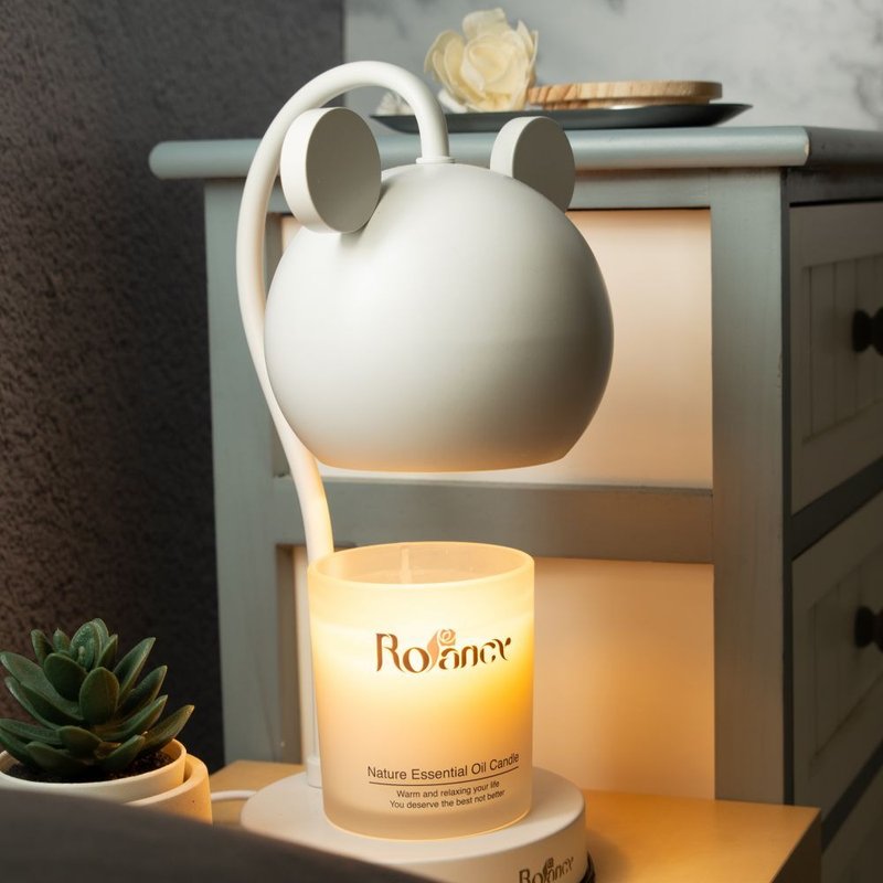 ʚ圣诞礼物推荐ɞ 小米奇造型融蜡灯-沐光白 - 蜡烛/烛台 - 其他金属 