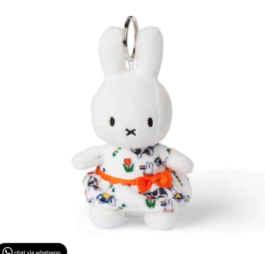 Miffy 米飞儿荷兰裙锁钥扣 - 玩具/玩偶 - 棉 