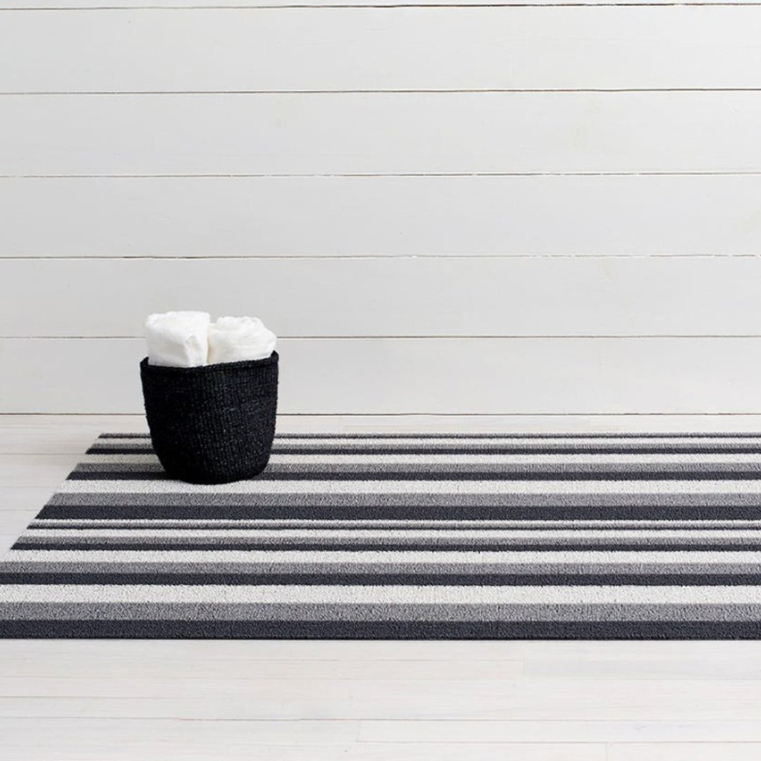 Bounce Stripe系列脚踏地垫61x91 cm(月色Moonlight) - 摆饰 - 塑料 黑色