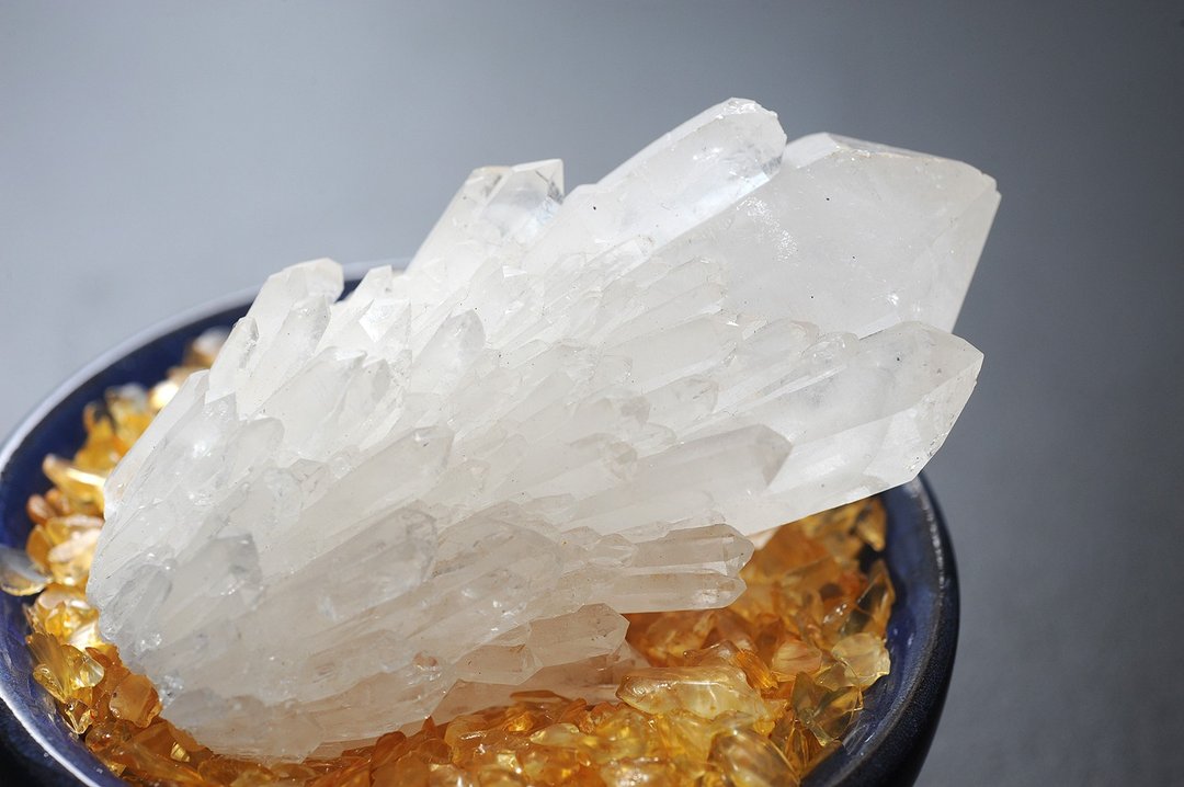 天然白水晶菠萝晶簇 矿石/水晶/灵修/开运/招财/破煞/防小人B1 - 摆饰 - 宝石 