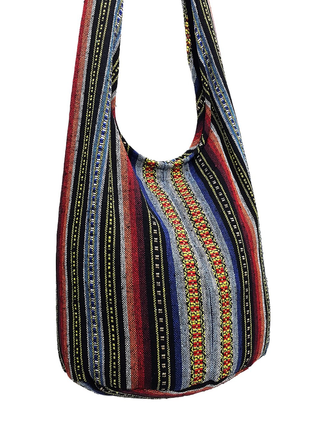 Woven Cotton Bag Boho bag Shoulder bag Crossbody bag Long Strap CWB - 其他 - 棉 多色