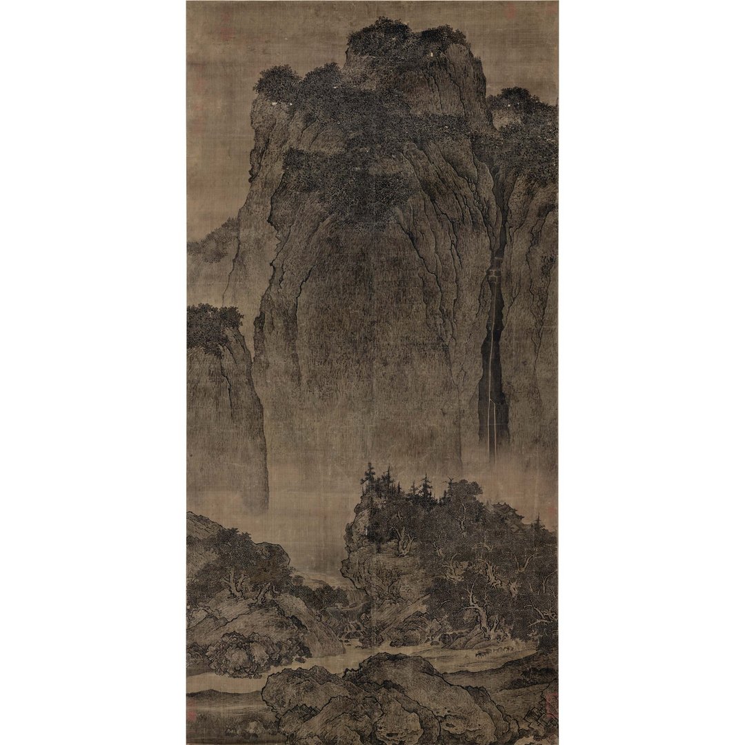 【中式海报・Chinese Poster】范宽・溪山行旅图 - 海报/装饰画/版画 - 纸 