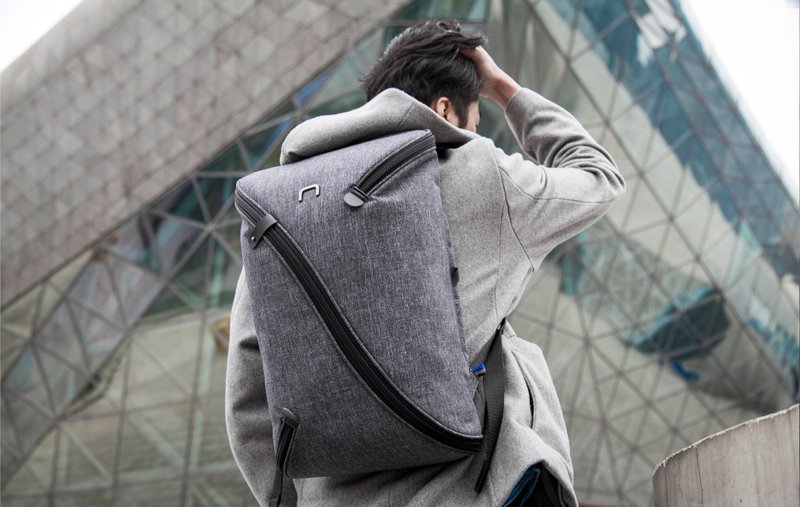 UNO II 一体成型后背包 20L - 极地灰 - 后背包/双肩包 - 聚酯纤维 