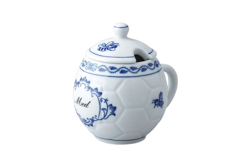 布拉格高堡经典蜂蜜罐-400ML / 新居礼物 / 新婚礼 - 咖啡壶/周边 - 瓷 白色