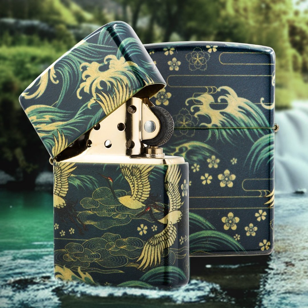 【ZIPPO官方旗舰店】瑞鹤越海防风打火机 48684 - 其他 - 铜/黄铜 多色