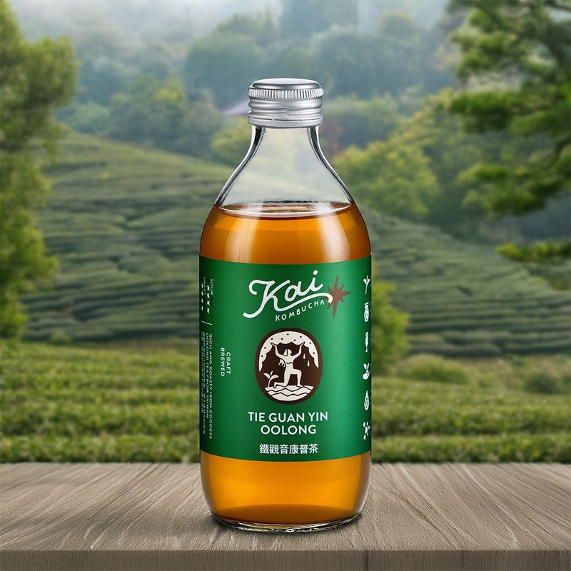 【Kai】铁观音康普茶 330ml*6瓶 - 茶 - 新鲜食材 多色