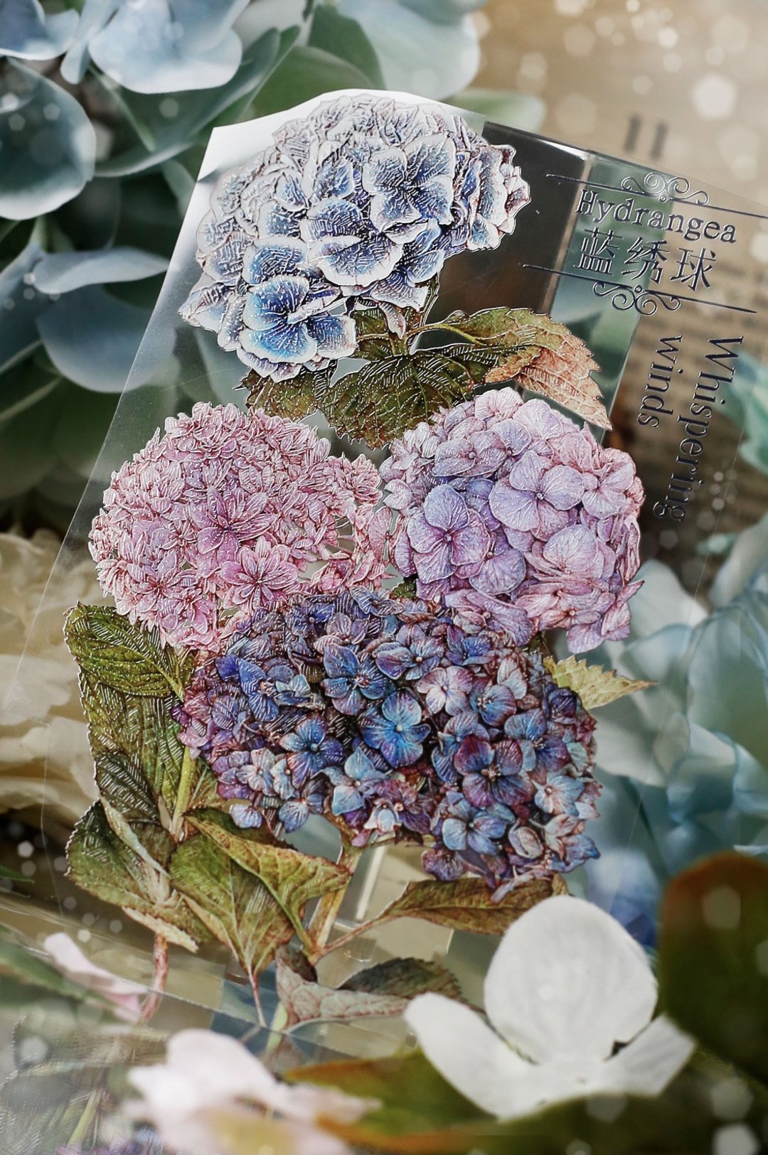 朝花集III 油畫紋理 復古大花卉 PET 和紙膠帶 10米卷 台灣製 - 纸胶带 - 其他材质 多色