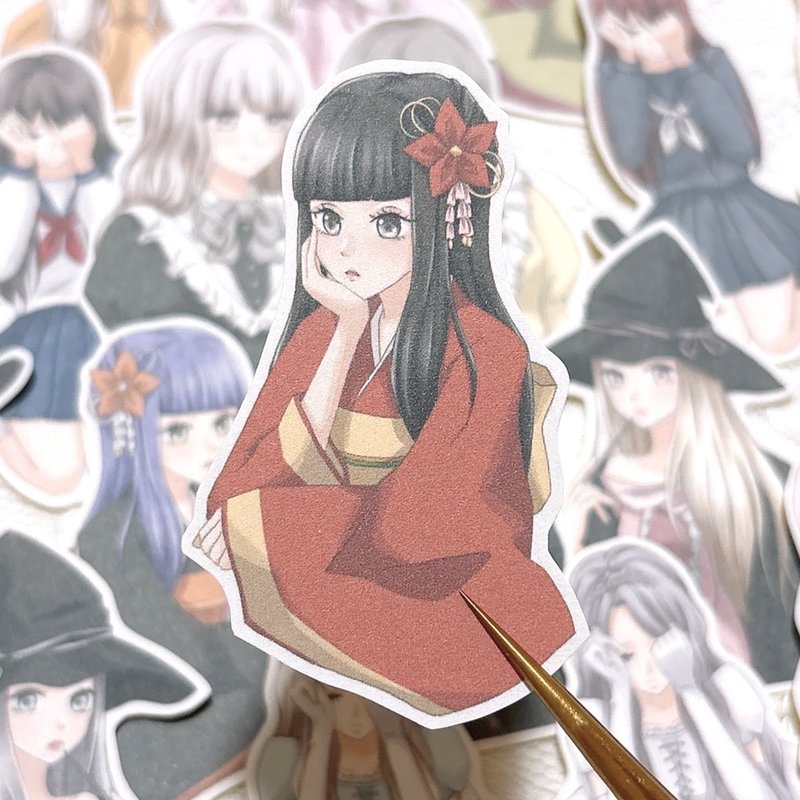 闪亮贴纸 -F01- - 贴纸 - 纸 多色