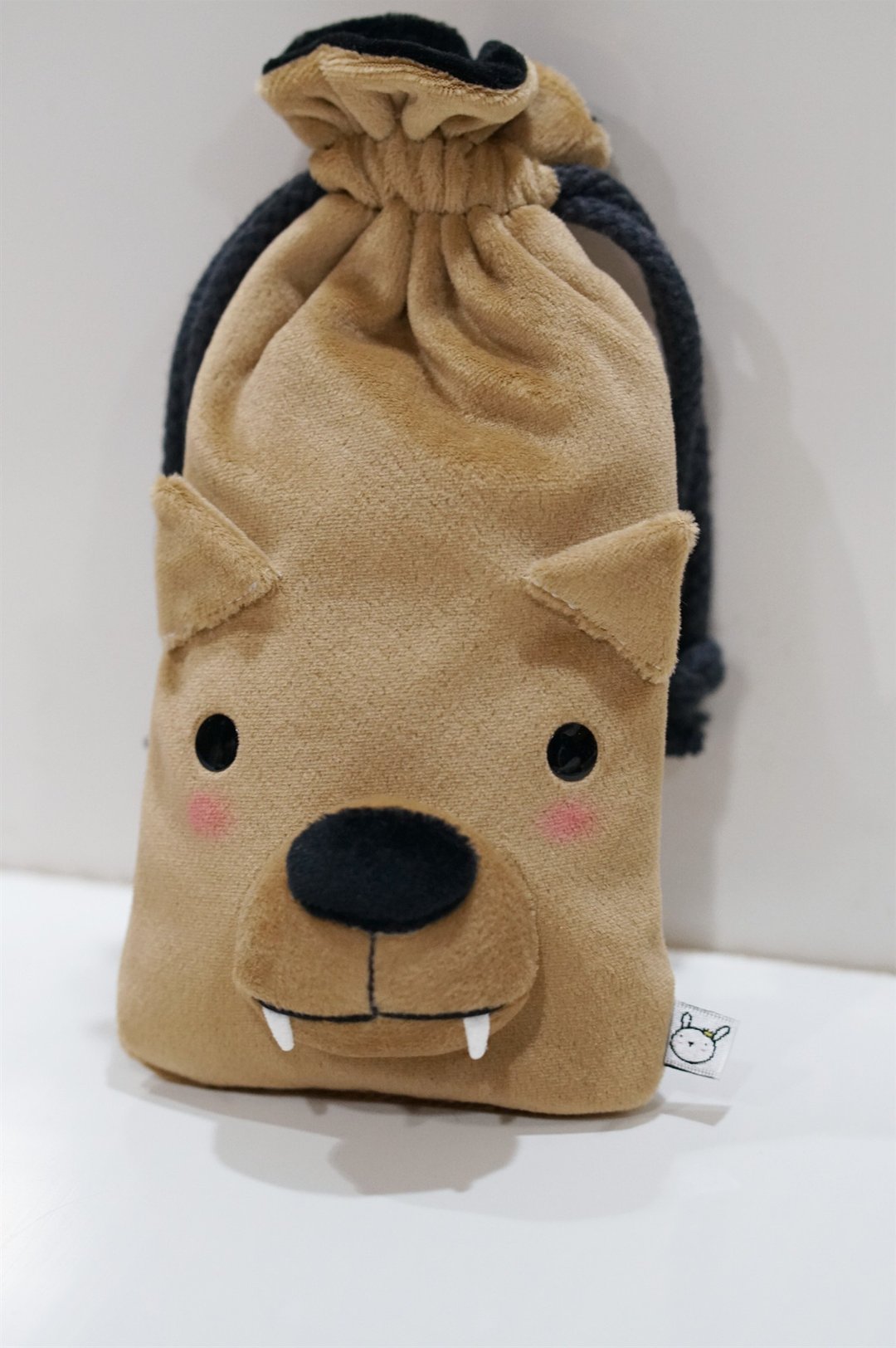 Bucute 野狼手机设计的束口袋/生日礼物 首选/出国旅行/手工制作/ - 其他 - 其他材质 卡其色