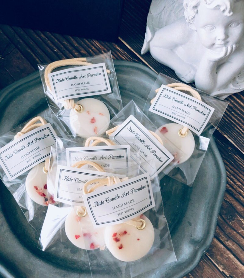 幸福时刻婚礼小物金币香氛蜡牌 jo malone红玫瑰天然有机宠物友善 - 香薰/精油/线香 - 蜡 