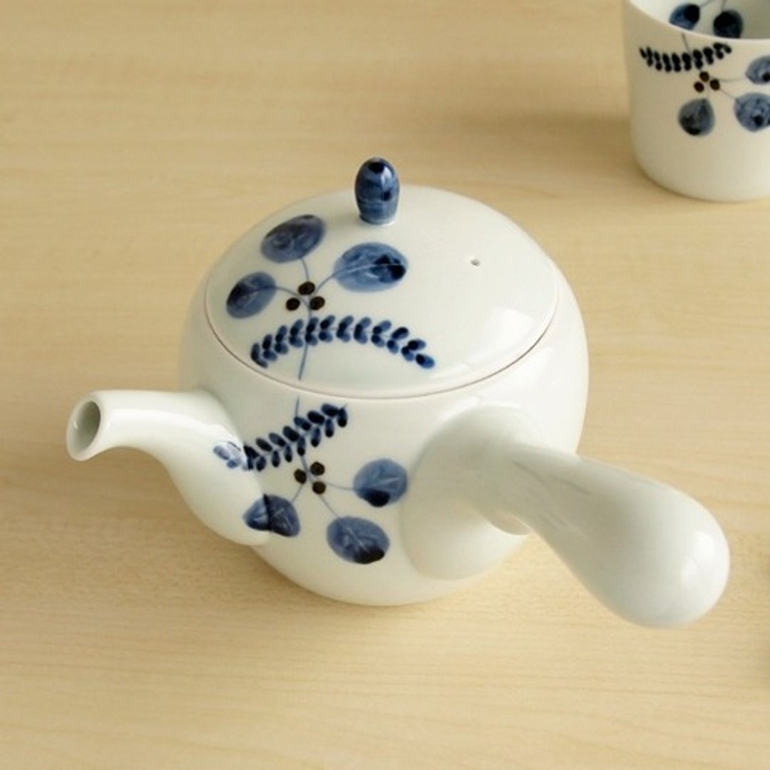 木叶茶壶 - 茶具/茶杯 - 陶 