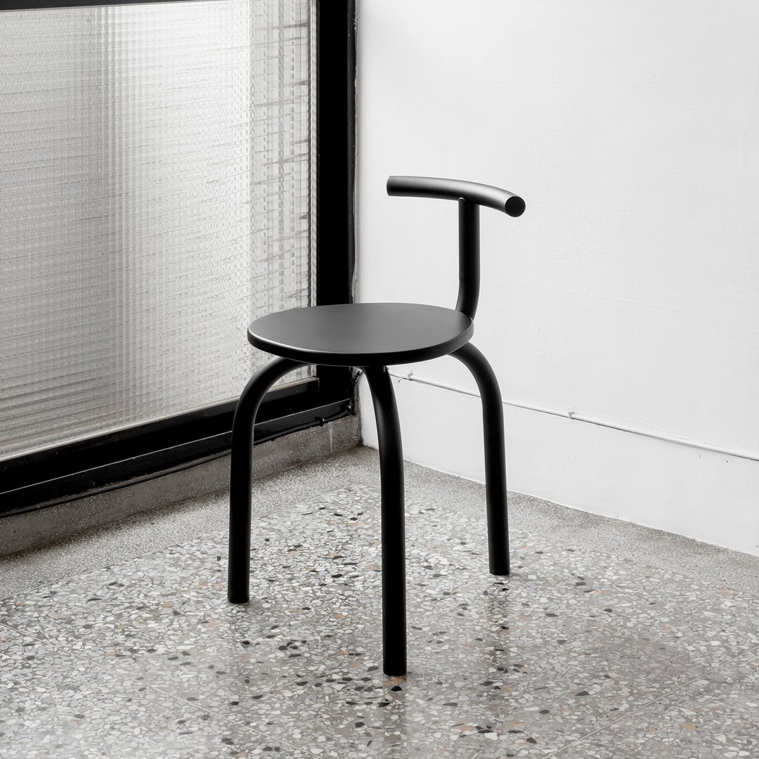 全新 B 级品特卖 - OGLE Chair | 极简弯管椅 | 黑 - 椅子/沙发 - 其他金属 黑色