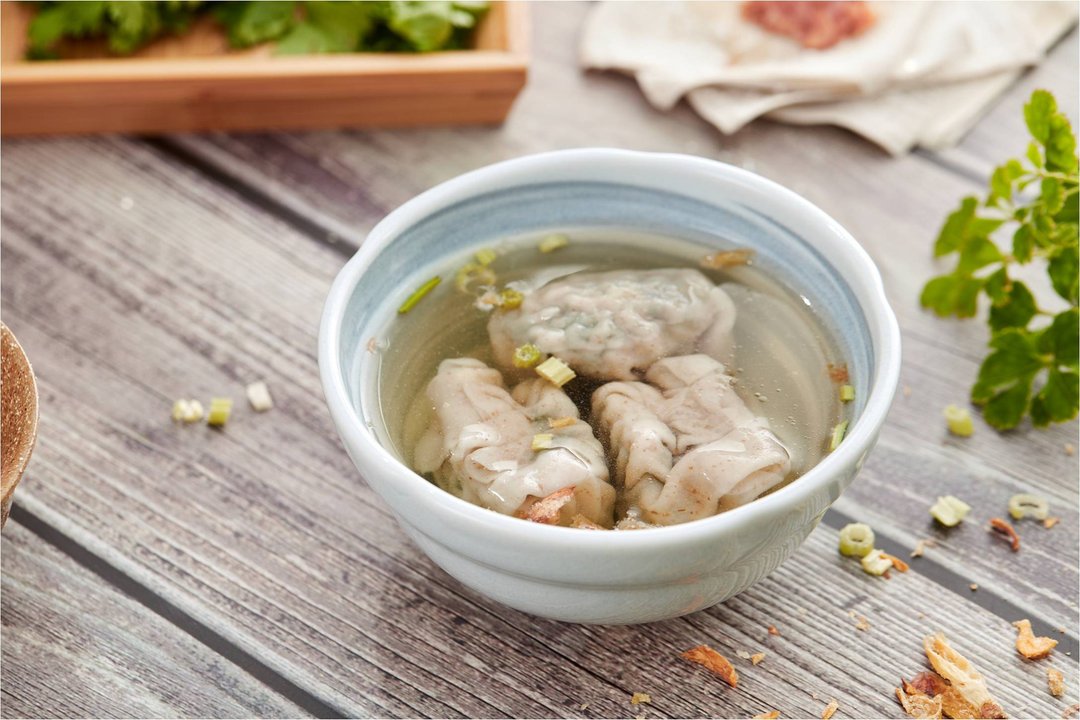 【123水饺】养生萝卜叶菜肉馄饨 - 熟食小吃 - 新鲜食材 