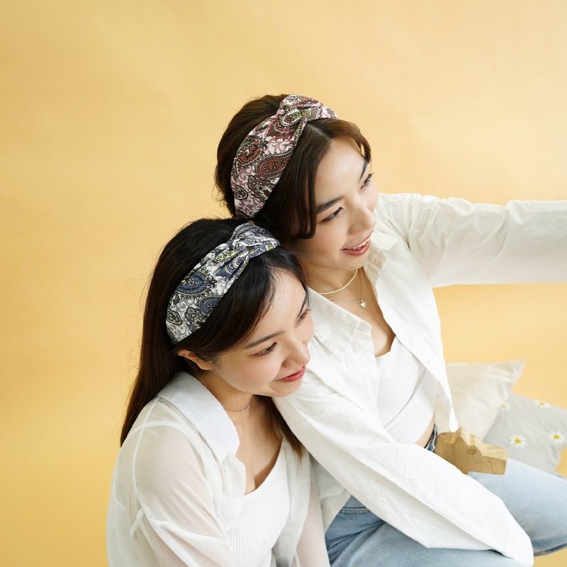 手工发带 / 浮华不俗 / 京都限定 / 腰果花 / 女装 - 发饰 - 棉．麻 多色