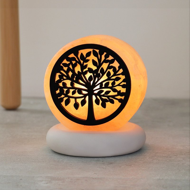 生命树 I 小剪影 I 多款选择 l 古老哲学奥秘 能量提升 I 盐灯 - 摆饰 - 其他材质 黄色