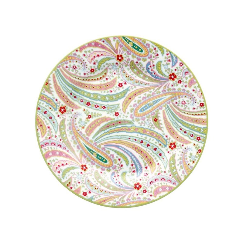 丹麦GreenGate Elva pale pink 餐盘/汤碗-共两款 - 盘子/餐盘/盘架 - 其他材质 多色
