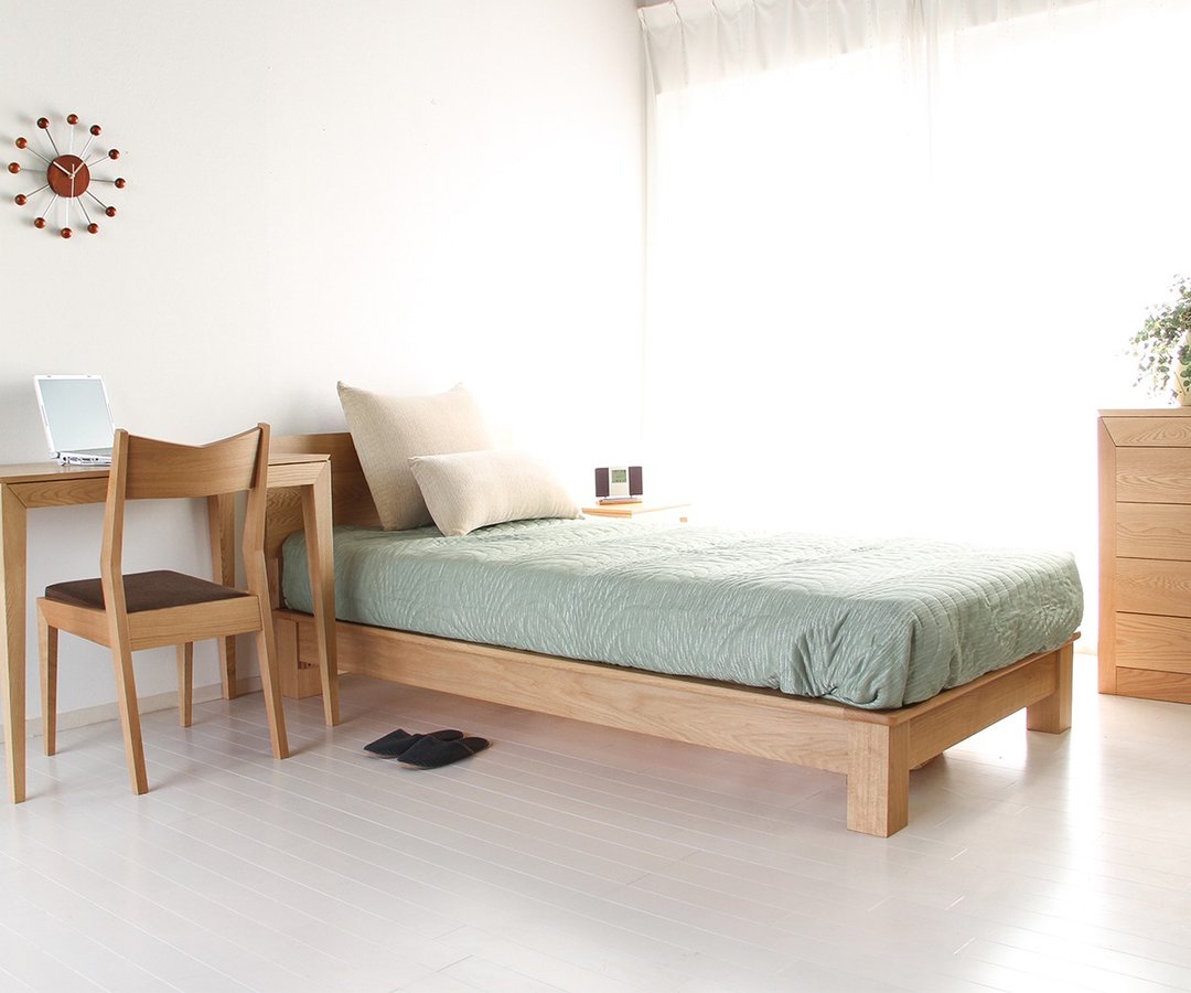 旭川家具 山室家具制作所 LINEA No.106~108 床 - 寝具 - 木头 咖啡色