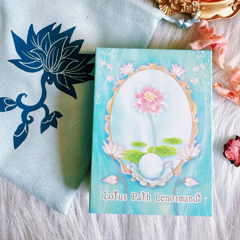 步生莲雷诺曼利诺曼Lotus Path Lenormand 治愈系卡牌 - 桌游/玩具 - 纸 多色