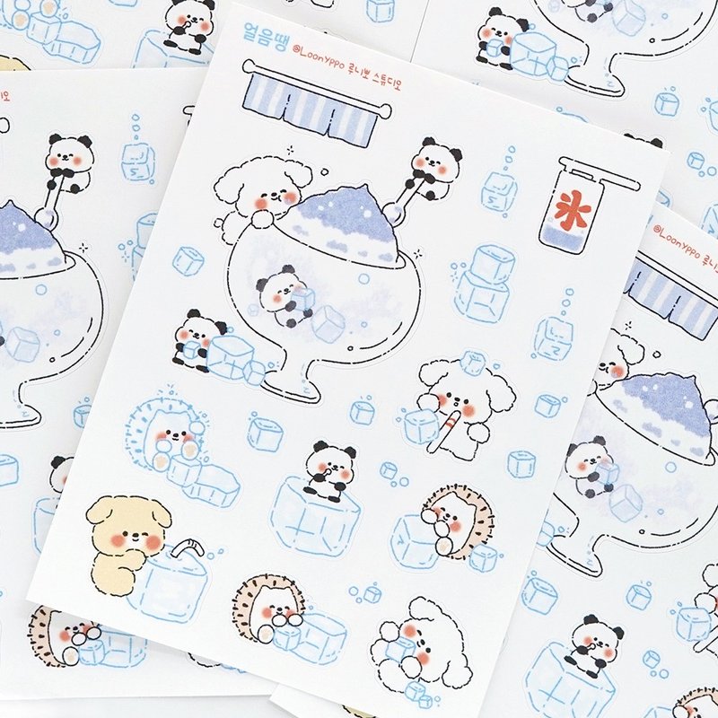 清凉冰感贴纸 - 贴纸 - 纸 