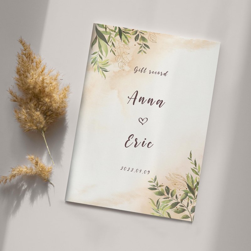 定制化 礼金簿 礼金簿 收礼簿 - 笔记本/手帐 - 纸 