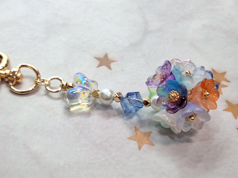 琉璃铃兰花钥匙扣 - 钥匙链/钥匙包 - 琉璃 