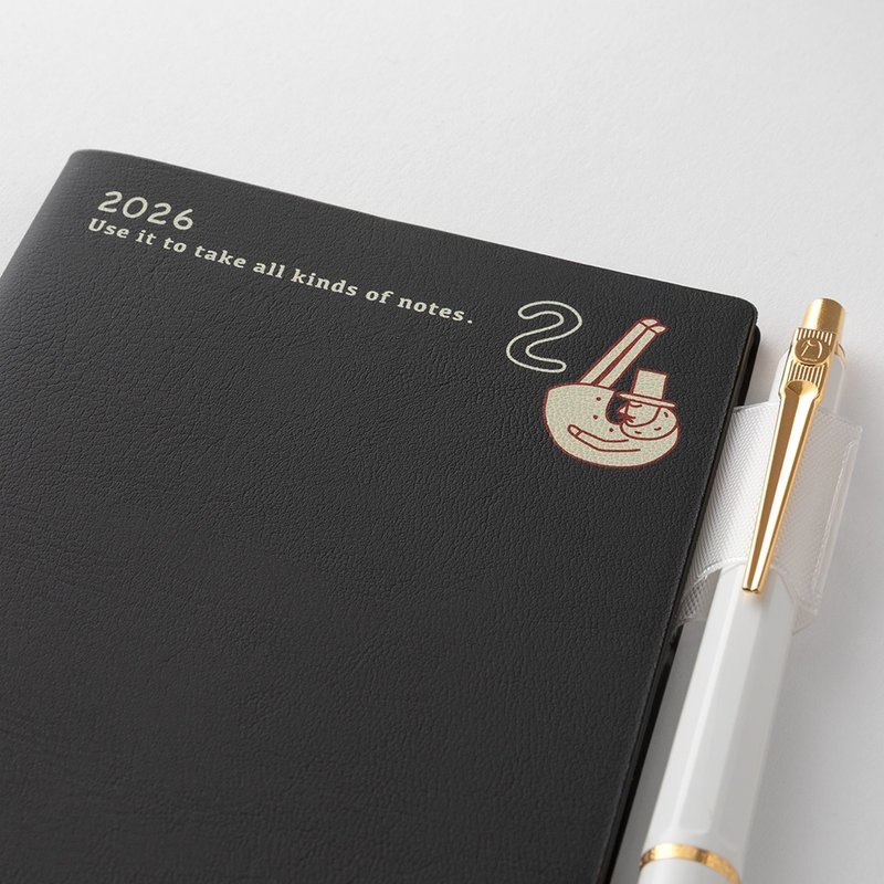 MIDORI Pocket Diary 2026 手帐长形(月间) 欧吉桑 - 笔记本/手帐 - 纸 多色