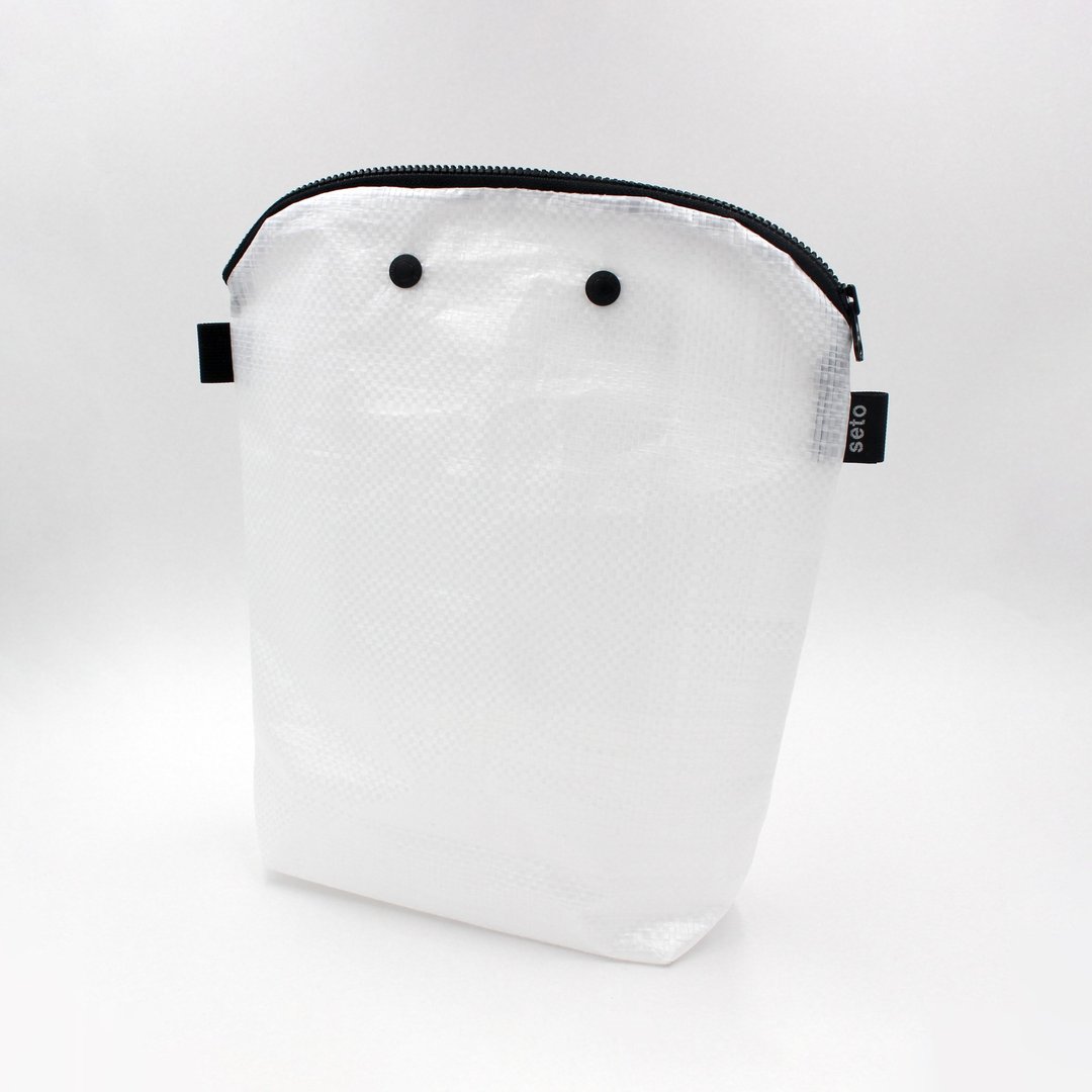 seto / creature bag / bag in bag / travel pouch / Case wide L / Clear - 化妆包/杂物包 - 其他人造纤维 透明