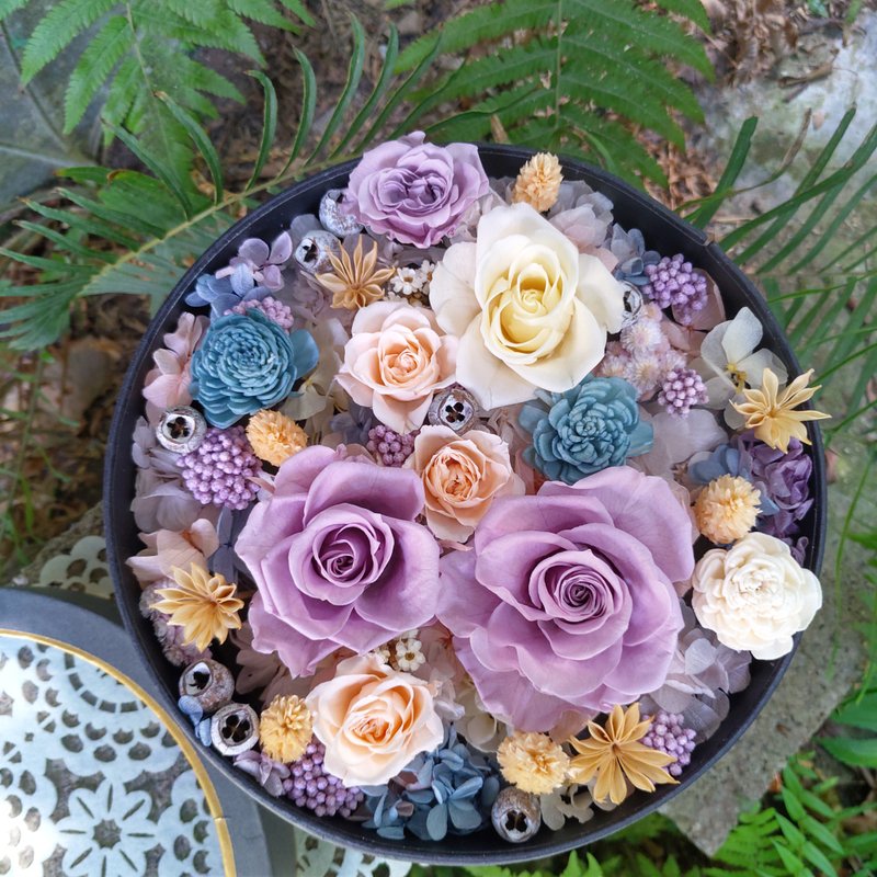 漫森态 花礼盒 不凋花 干燥花 - 干燥花/捧花 - 植物．花 多色