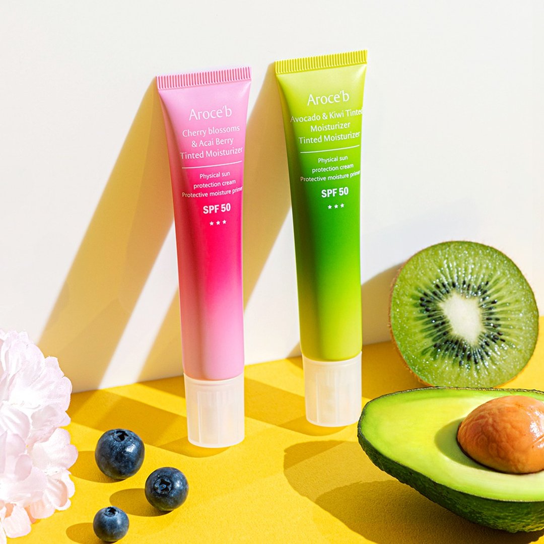 【耐晒抗汗SPF50】保湿控油防晒两入组 有机天然 颜色任选 - 防晒 - 其他材质 