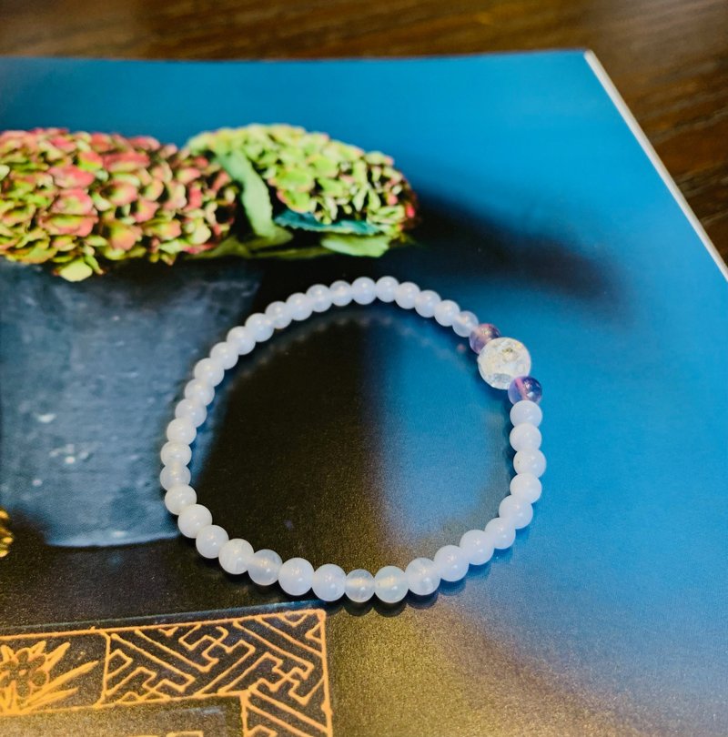 蓦然(手环系列)苏打石--表达 - 手链/手环 - 宝石 蓝色