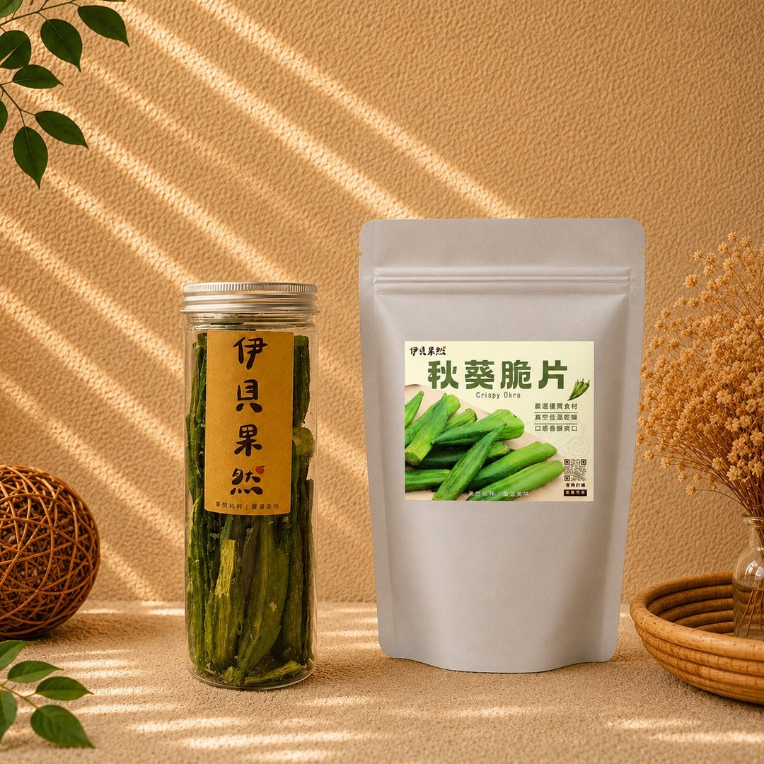 【伊贝果然】秋葵脆片 - 水果干 - 防水材质 