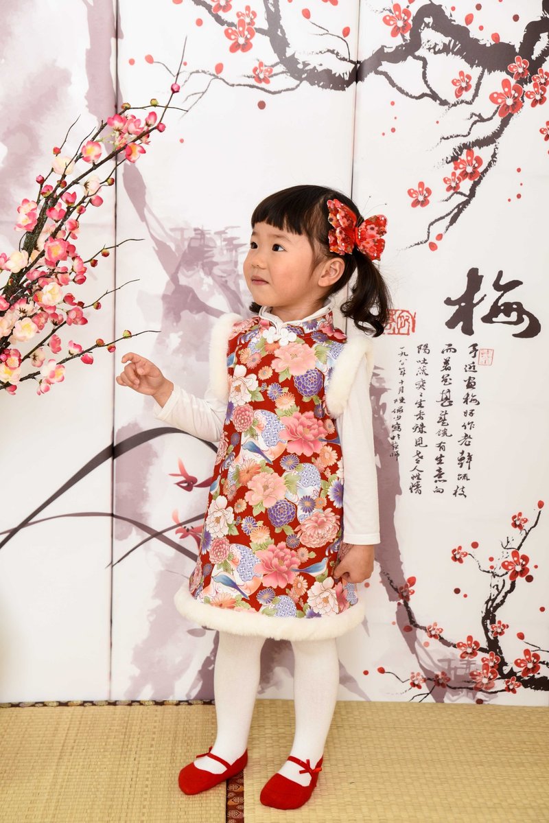 限量特价 冬天款旗袍 2018过年收红包 最佳服装 - 其他 - 棉．麻 红色