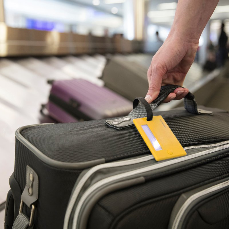 【TRAVELON】我的行李挂牌(黄2入) | 行李吊牌 行李箱吊牌 - 行李吊牌 - 塑料 黄色