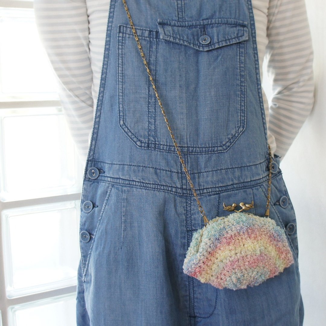 Ba-ba handmade Crochet pouch No.C1036 - 其他 - 其他材质 多色
