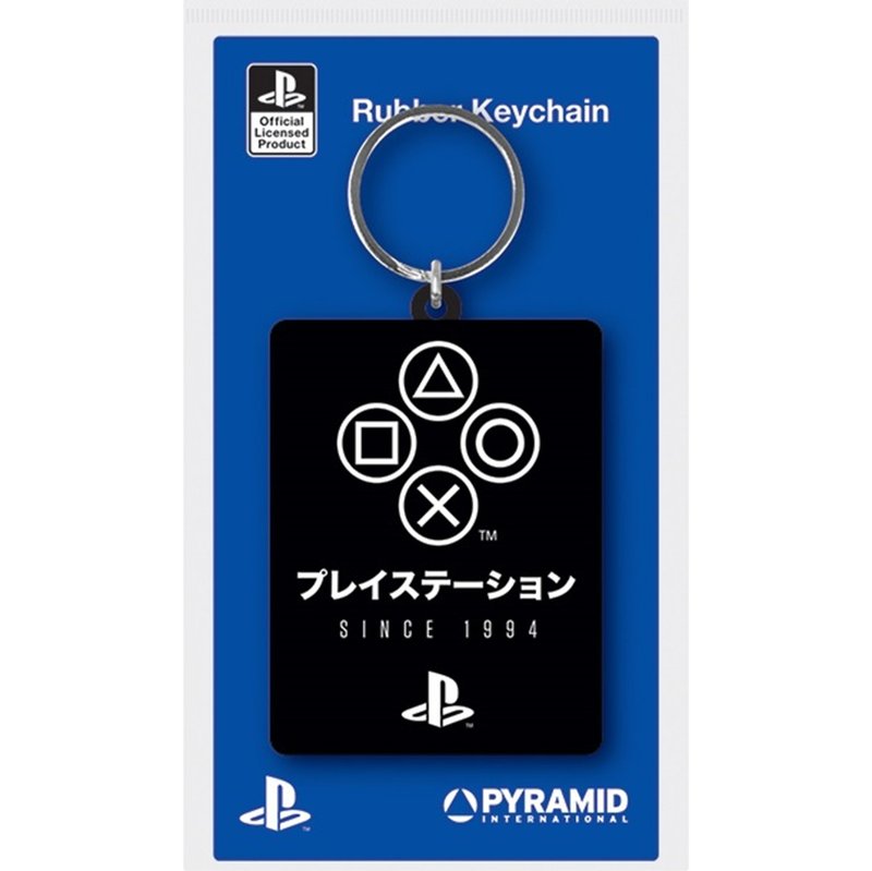 【PlayStation】Since 1994 PS4/PS5日版钥匙圈 - 手把按钮 - 钥匙链/钥匙包 - 其他金属 黑色