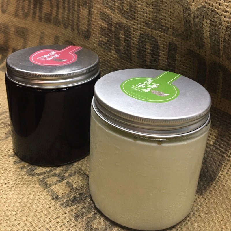 畅快满足瓶 (自己煮的紫米红豆与无糖优格) - 酸奶/优酪乳 - 新鲜食材 白色