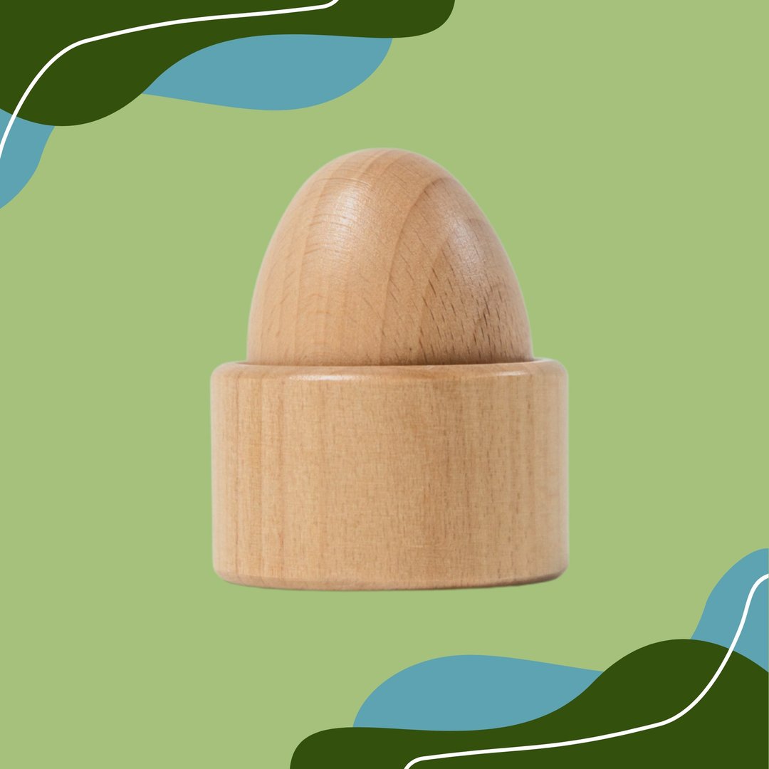 不伤心福利品【蒙特梭利蛋杯组】精细动作・手眼协调 - 玩具/玩偶 - 木头 