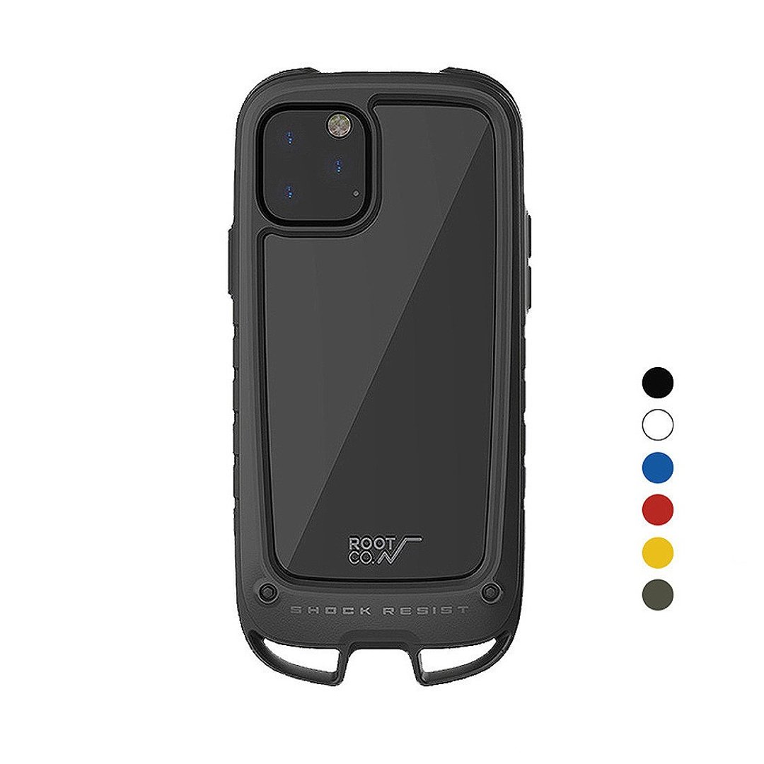 日本 ROOT CO. iPhone 11 Pro Max 双挂勾防摔手机壳 - 手机壳/手机套 - 塑料 多色