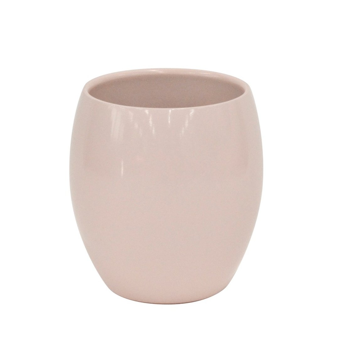 【绝版出清品】CB Japan 粉色佳人双层不锈钢陶瓷茶杯280ml - 茶具/茶杯 - 陶 粉红色