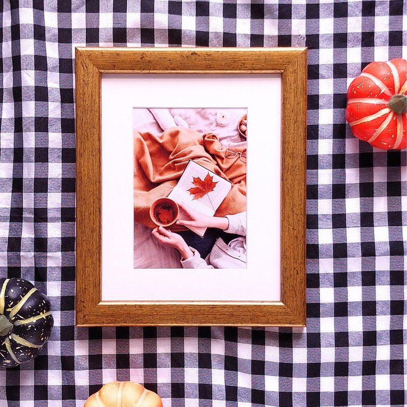 【鎏金II Relic II】8x10骨董金相框附衬卡 摆饰 壁饰 新年礼 - 画框/相框 - 木头 金色