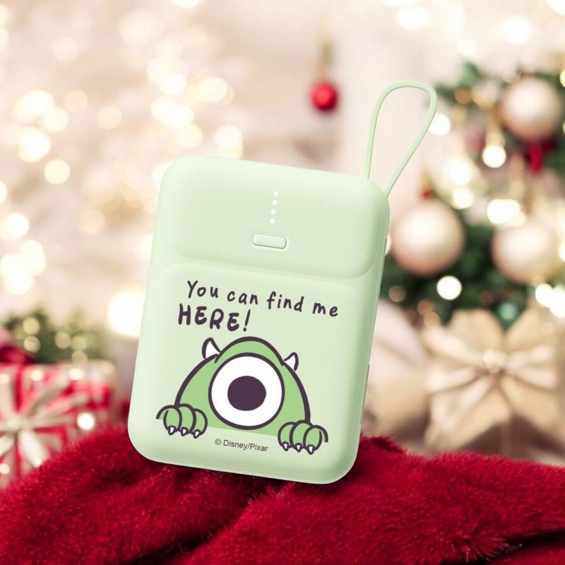 迪士尼 正版授权 大眼仔 PD快充 双线Q宝行动电源 10000mah - 充电宝/传输线 - 其他材质 