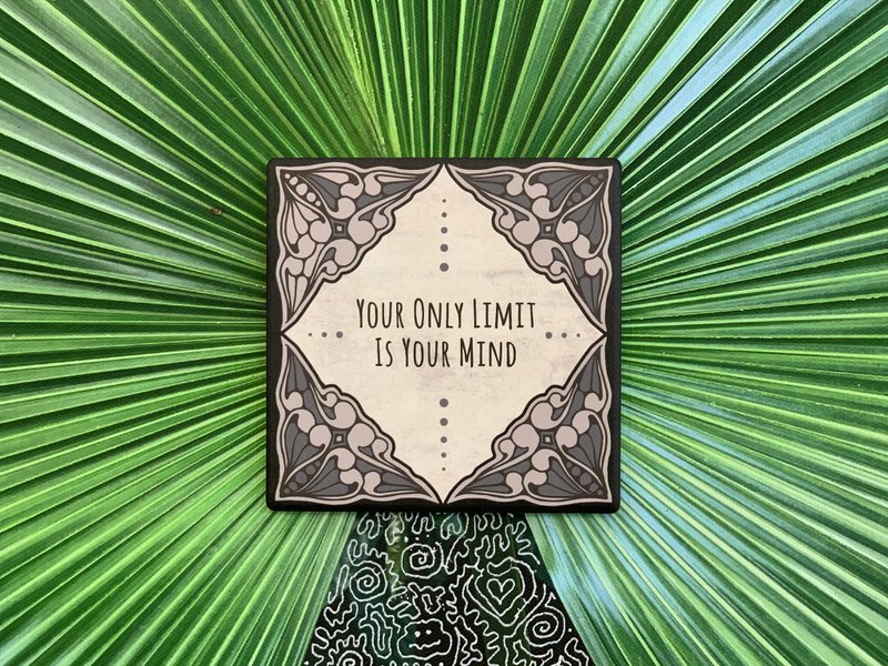 图腾 花纹 禅绕 - 吸水隔热杯垫 - 杯垫 - 粘土 