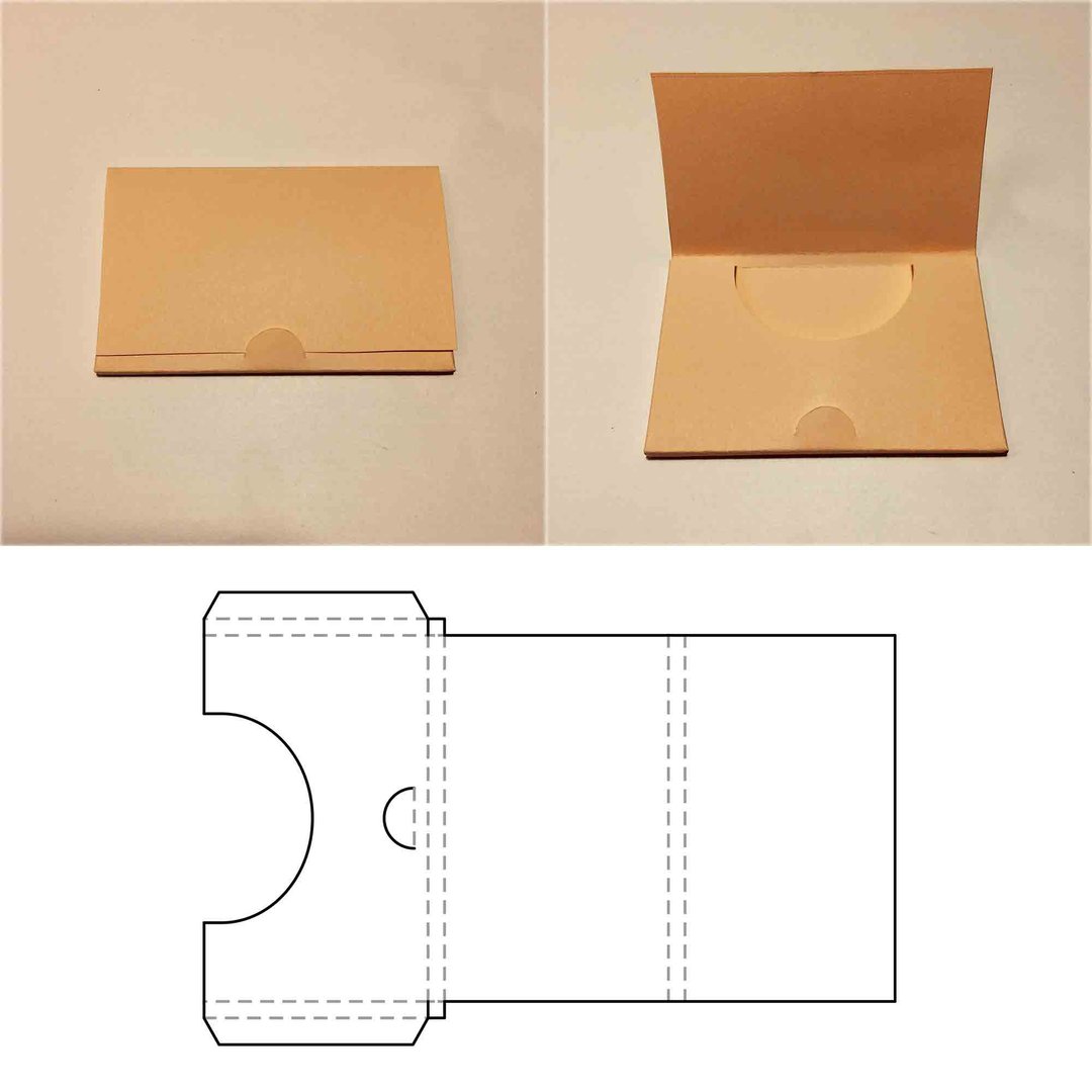 Card holder template, card case, card wallet, card box, business card holder - 图文模板设计 - 其他材质 