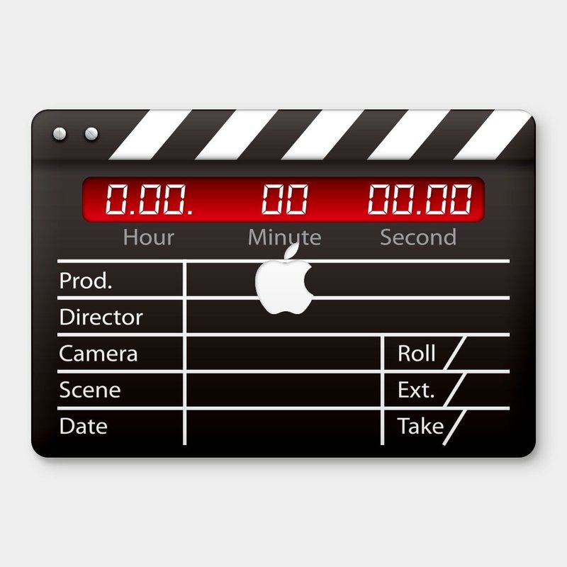 Camera 开麦拉 MacBook 超轻薄防刮保护壳 笔电壳 PS009 - 平板/电脑保护壳 - 塑料 黑色