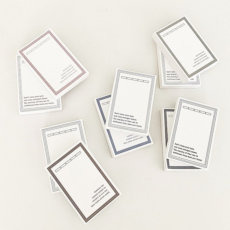 缀色画框纸 - 便条纸/标签贴 - 纸 