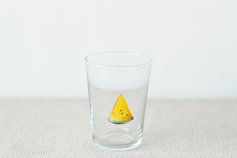 【+t企划】水果玻璃杯-小玉西瓜 - 玻璃杯 - 玻璃 透明
