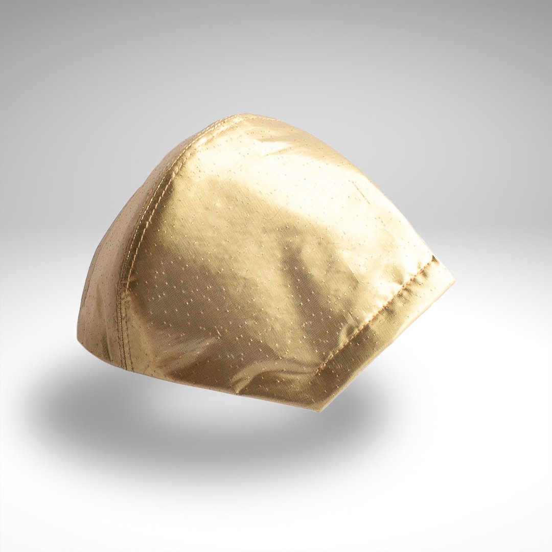 PSNY Wedding Shiny Fabulous Gold Filtered Mask FB08 - 口罩 - 棉 金色