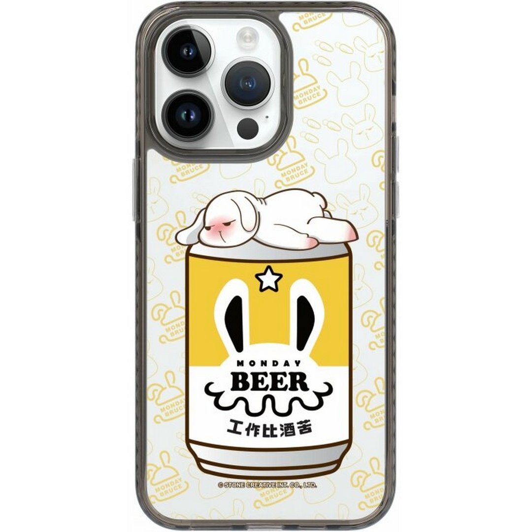 布鲁斯 工作比酒苦 iPhone16 SamsungS25 气垫标准防摔镜面手机壳 - 手机壳/手机套 - 塑料 多色