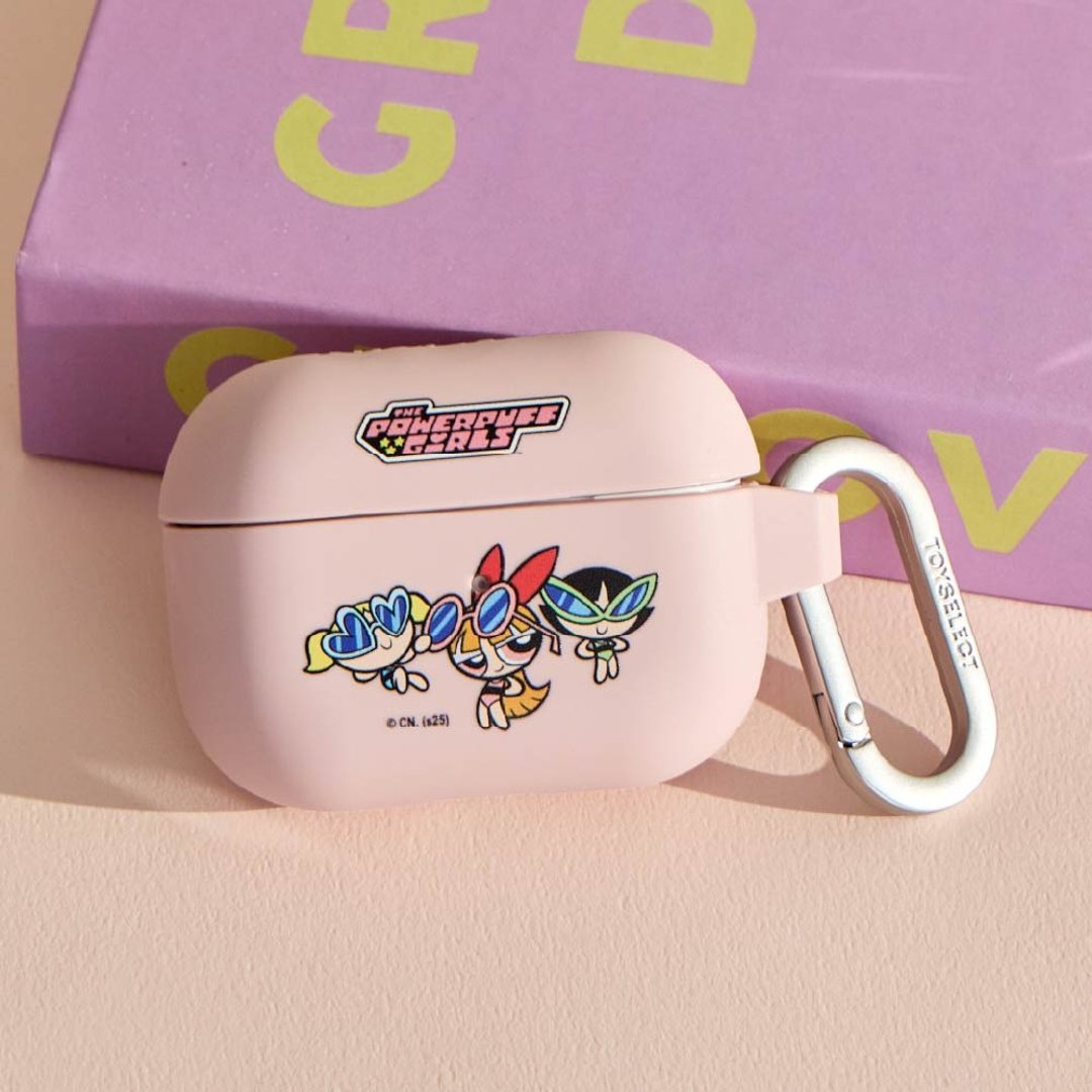 飞天小女警 潮流时尚强悍防摔 AirPods 保护套 - 耳机收纳 - 塑料 多色